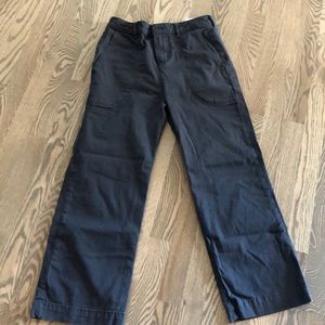 Organic cotton cropped pants
